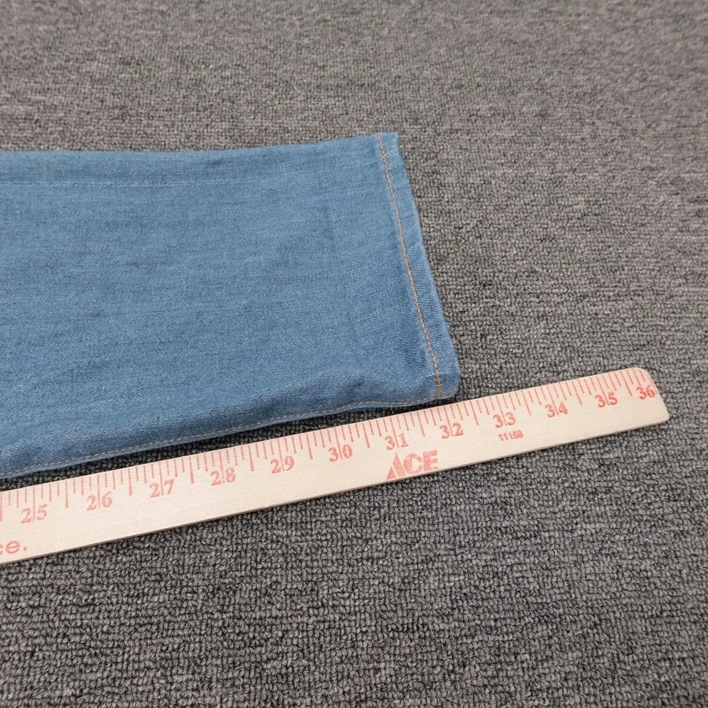 KATO' By Hiroshi Kato The Pen Slim Jeans Mens 31x32 Blue Raw Stretch Denim Pants